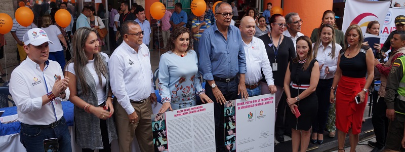 Con la firma del Pacto por la prevención de violencias contra la mujer, varias instituciones de educación superior del departamento y el Gobierno departamental se unen en un solo llamado.